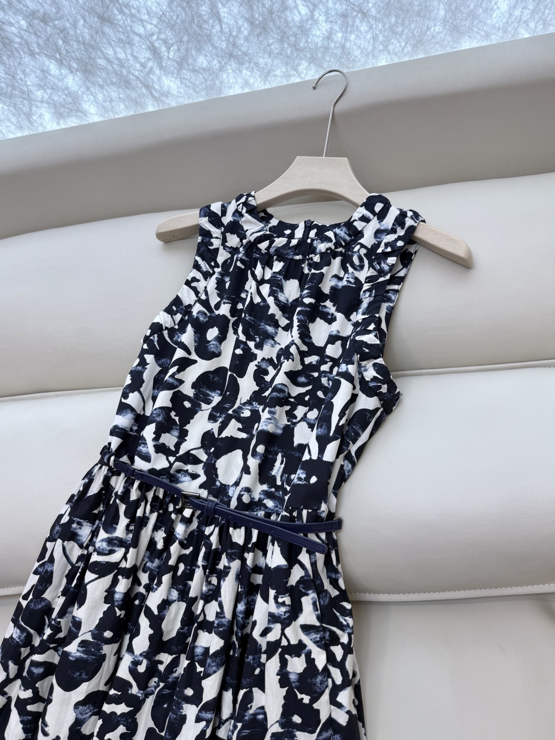 BS725#新款连衣裙。
max mara 100% 棉 印花无袖连衣裙 36/38/40/42
