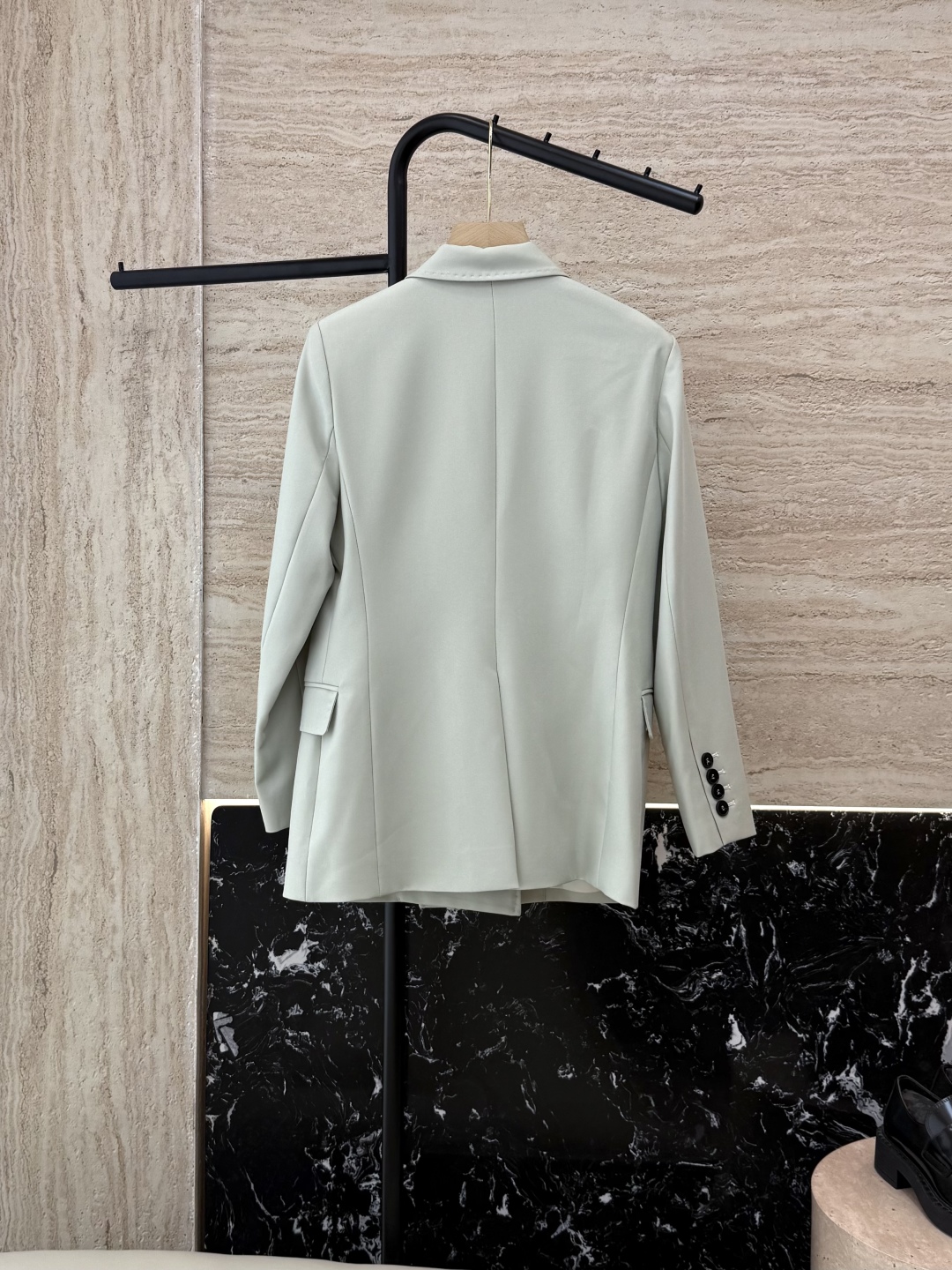 TF033A#新款外套。
Max mara 60%羊毛 长袖西装外套 薄荷绿 米白色 36/38/40/