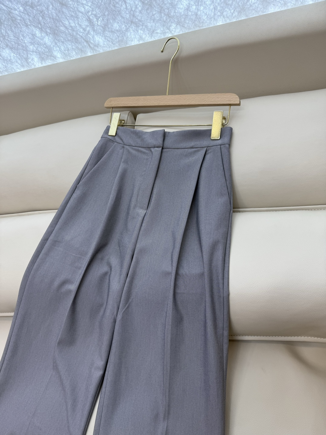 XZ092#新款套装💕Chloe 超级大爆款 西装料长袖外套➕长裤 套装 灰色 SMLXL