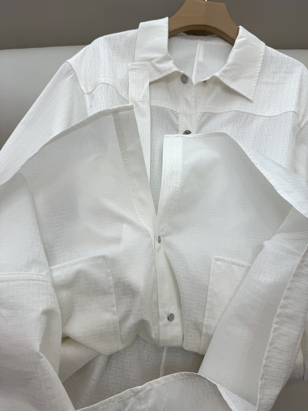 QGL022#新款连衣裙💕Hermes H家 爱马仕 H字母暗纹 七分袖宽松款连衣裙 黑色 燕麦咖色 白