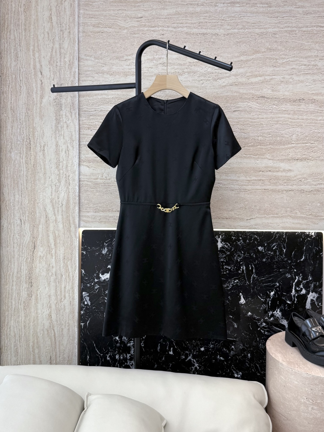 NO:437340,o360XZ0104# new dress celine Arc de Triomphe, acetate jacquard, short-sleeved dress, black and white SMLXL,,celine,skirts,T-shirt,alexander wang19860909o360XZ0104#新款连衣裙 celine 凯旋门 醋酸提花 短袖连衣裙 黑色 白色 SMLXL,,celine,skirts,T-shirt,alexander wang,Women's clothing