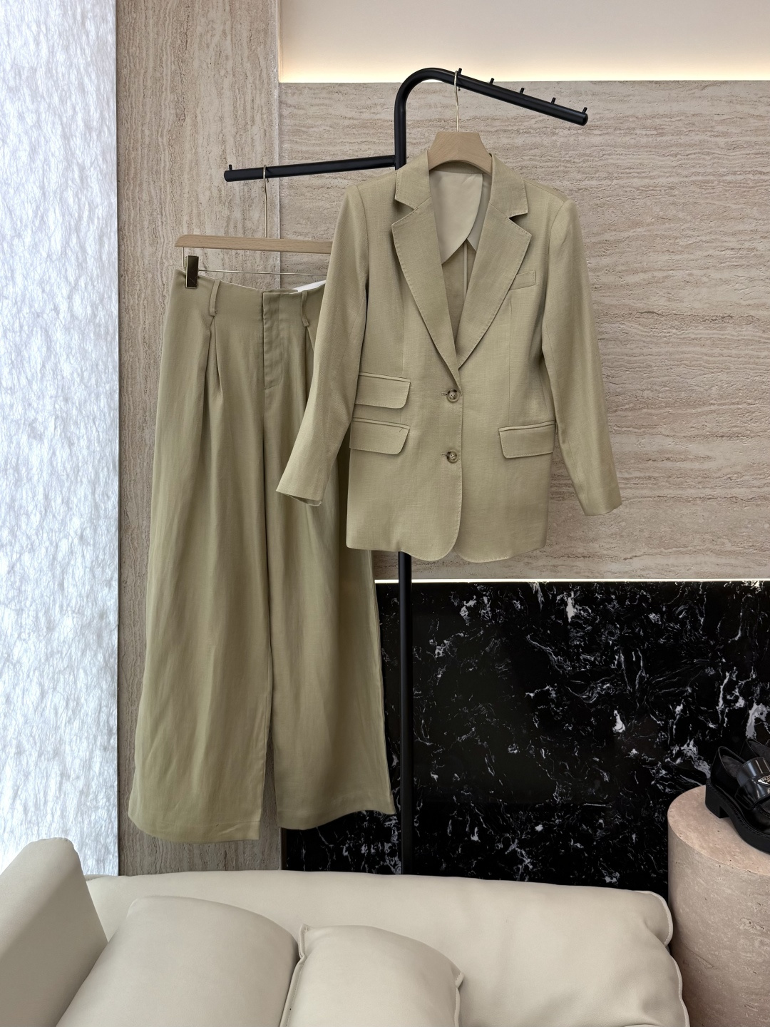 NO:438271,XZ0116# new suit Lauren Super hot 30 linen 70 Tiansi blazer trousers suit Apricot SMLXL,,jackets & coats,business suit,alexander wang19860909XZ0116#新款套装 劳夫劳伦 超级大爆款 30 亚麻 70 天丝西装外套长裤 套装 杏色 SMLXL,,jackets & coats,business suit,alexander wang,Women's clothing