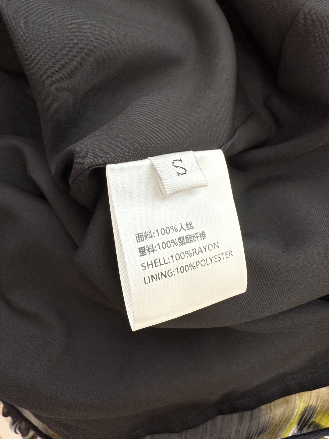 XF045#新款连衣裙💕中袖 水墨印花 收腰 连衣裙 SMLXLXXL