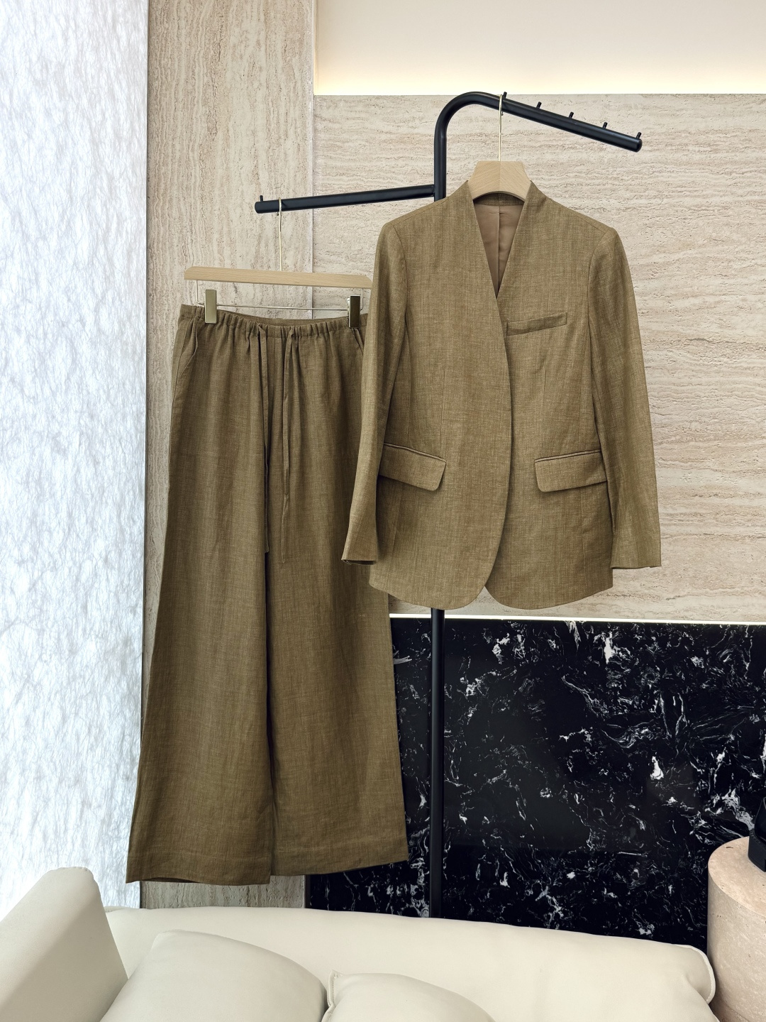 NO:446809,LZN25007/#New suit LP linen long-sleeved blazer trousers suit SML, loro piana, jackets & coats,business suit,alexander wang19860909LZN25007/#新款套装 LP 亚麻 长袖西装外套 长裤 套装 SML,,loro piana,jackets & coats,business suit,alexander wang,Women's clothing