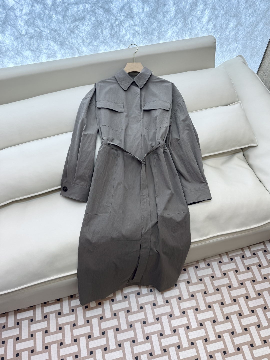 LZ25061#新款风衣💕BC 最新款 原版定制款 长袖风衣 两色 SML