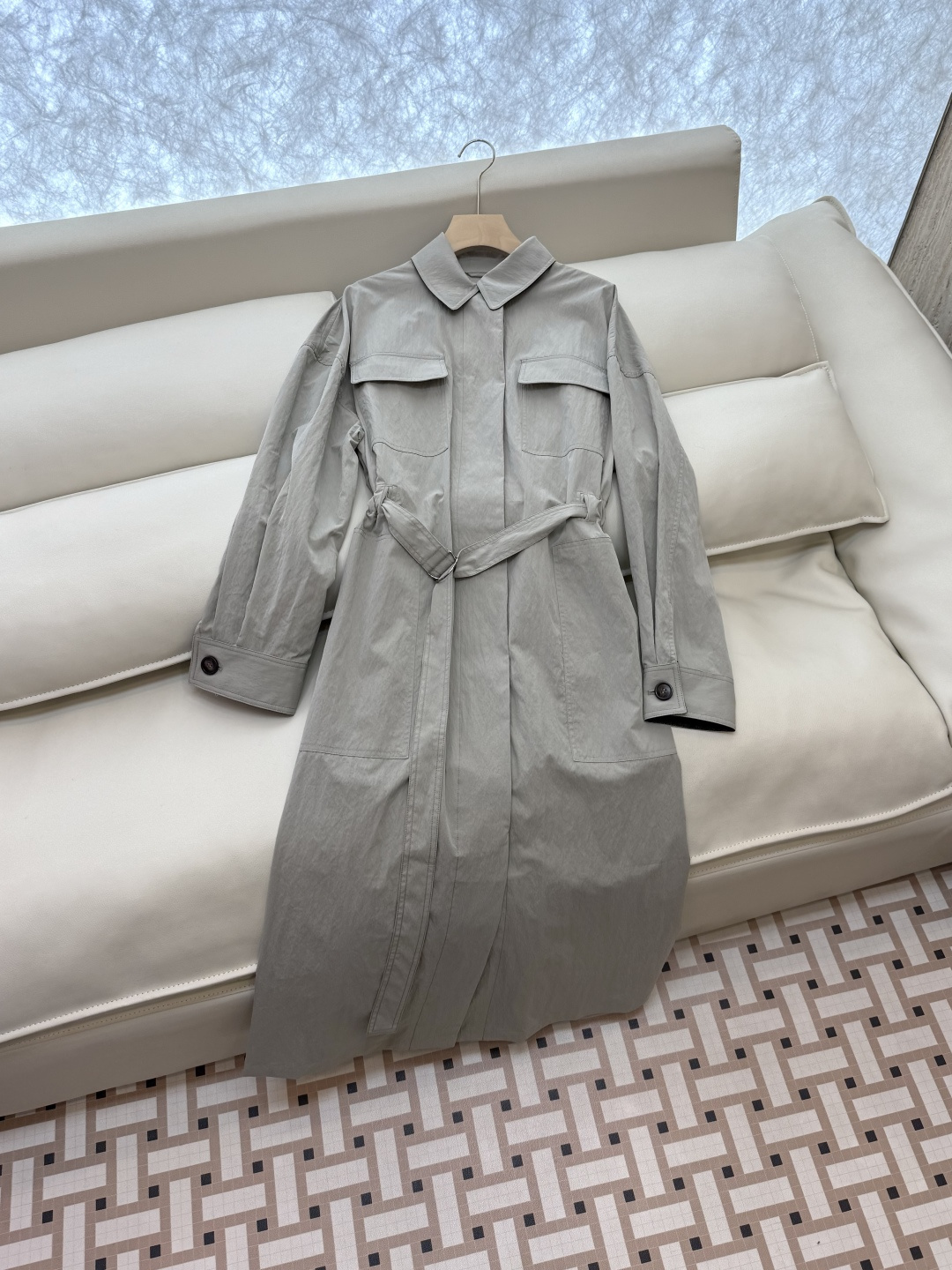 LZ25061#新款风衣💕BC 最新款 原版定制款 长袖风衣 两色 SML