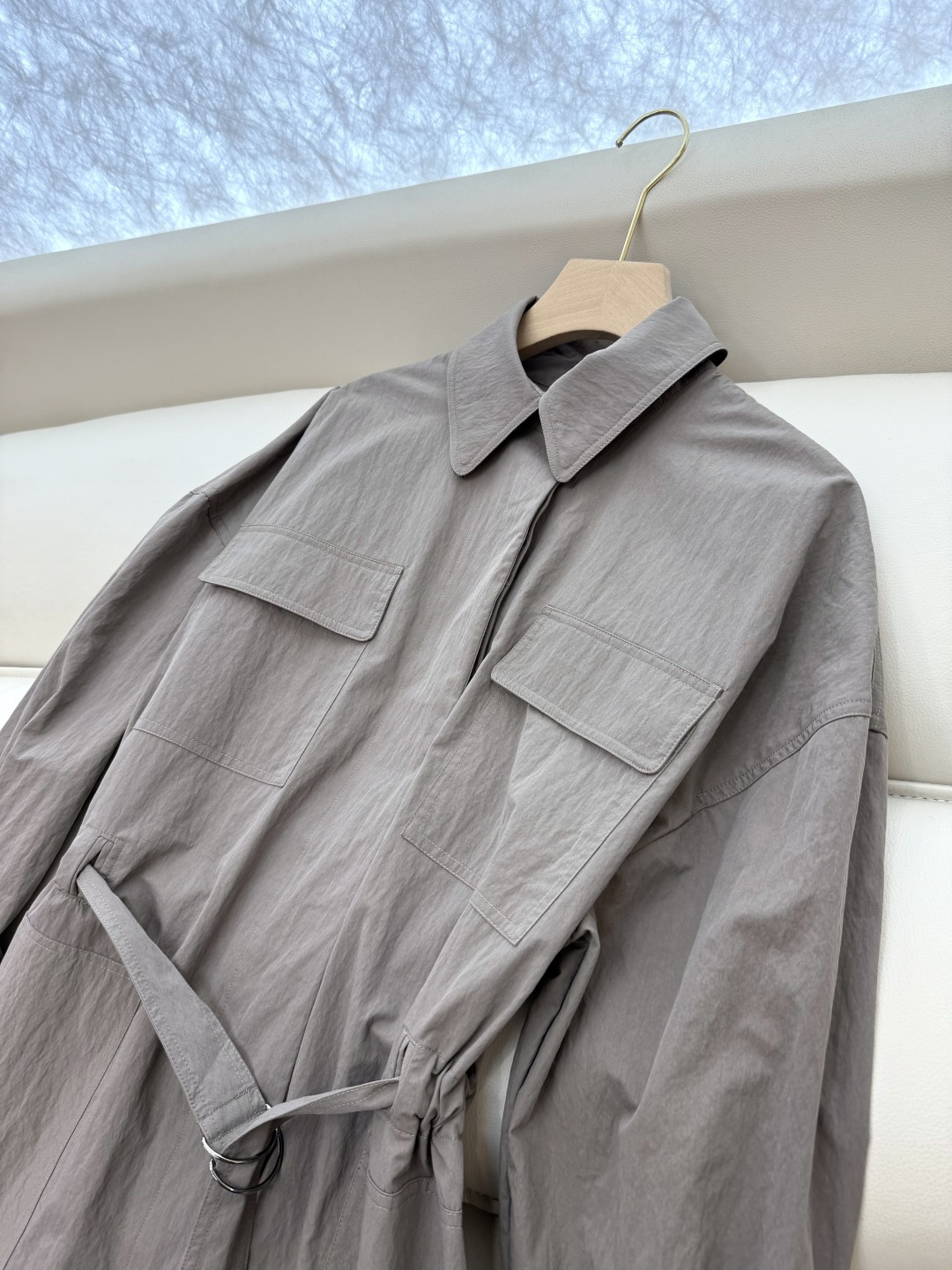 LZ25061#新款风衣💕BC 最新款 原版定制款 长袖风衣 两色 SML