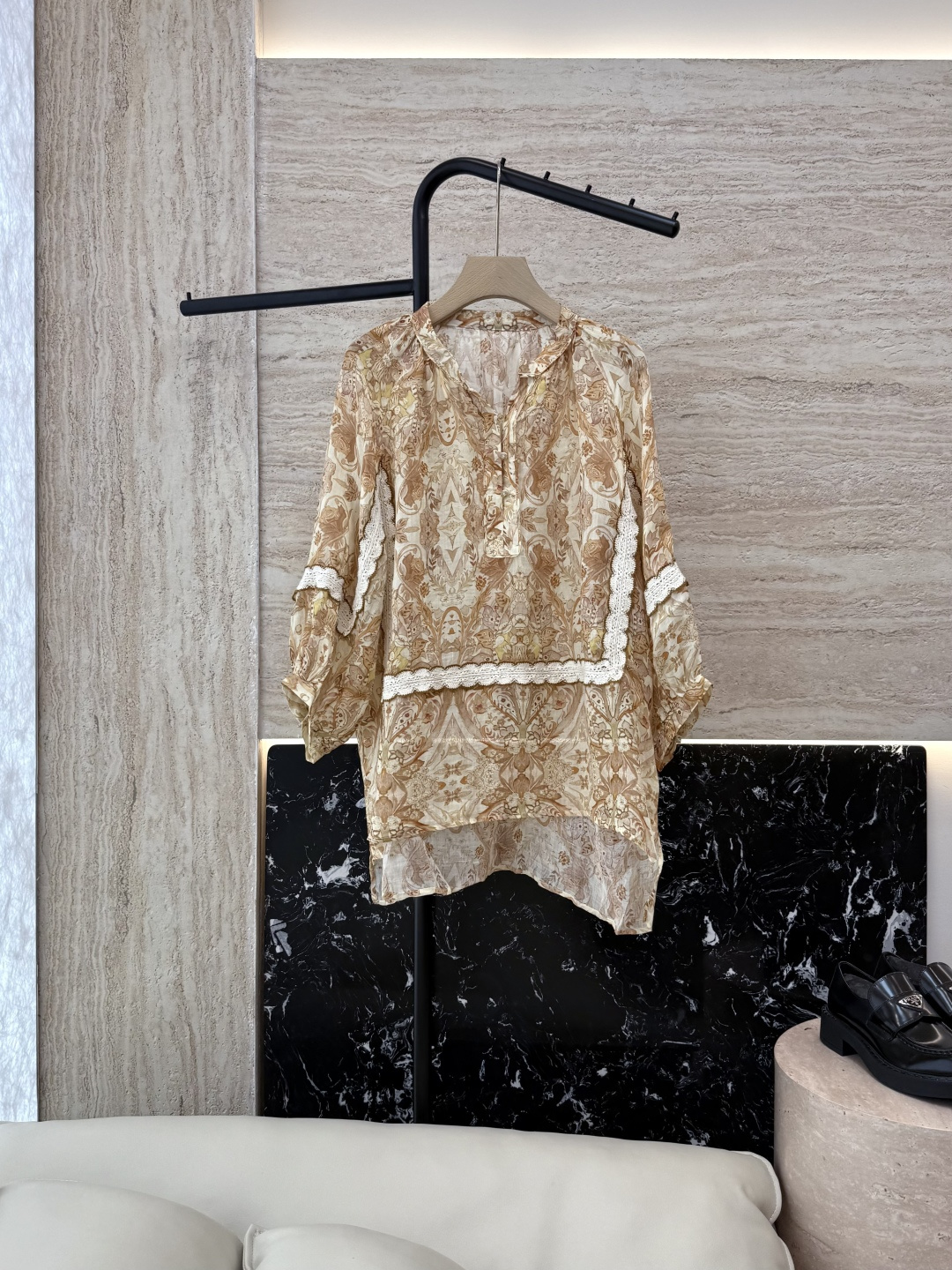 NO:452506,MZ001# Ramie Loose Lace Ramie Top One Size, Alexander wang19860909MZ001# 苎麻 宽松 蕾丝花边 苎麻上衣 均码,,alexander wang,Women's clothing