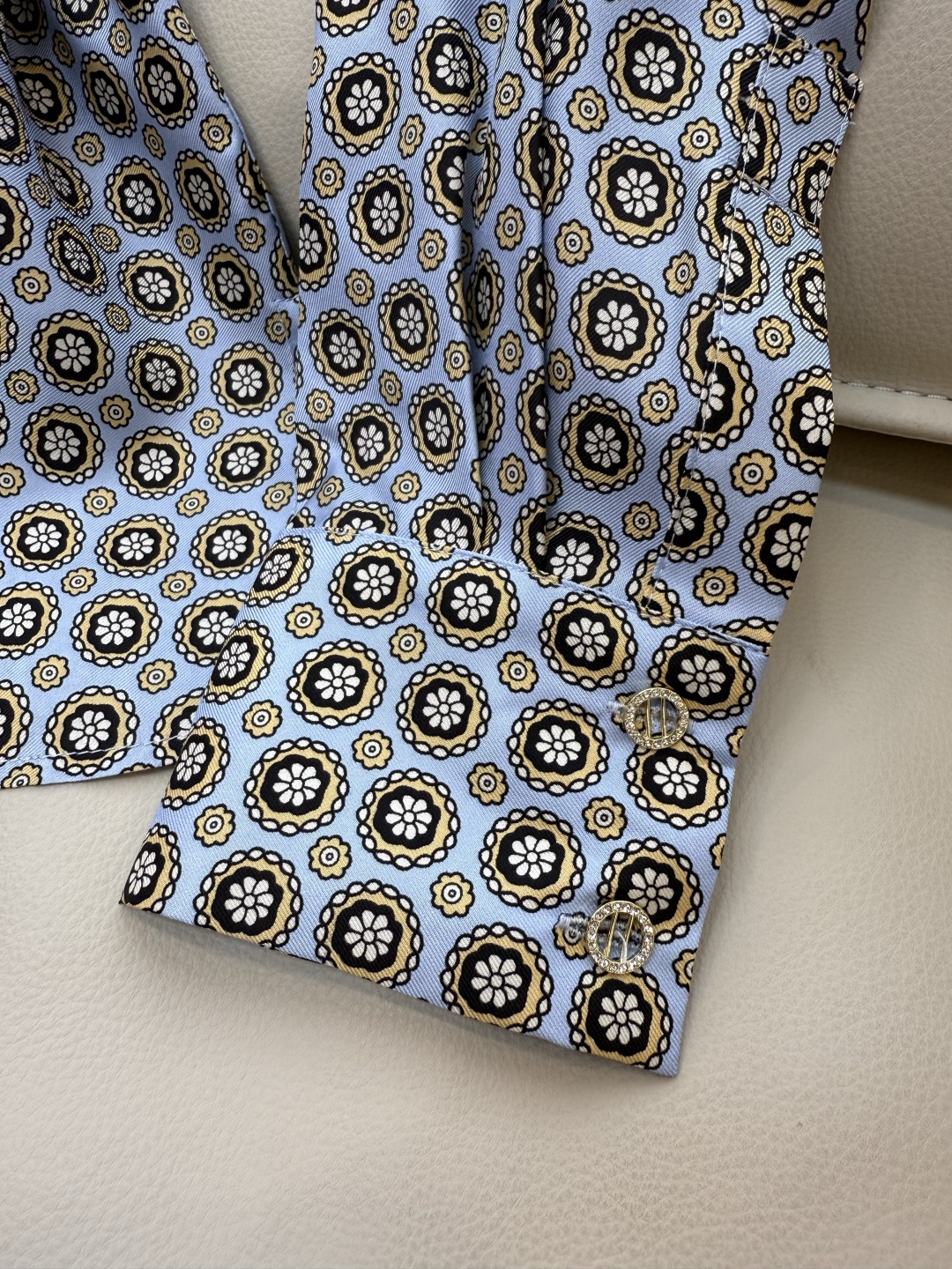 BS965#新款衬衫💕Max 100% 斜纹真丝印花长袖衬衫 36/38/40/42