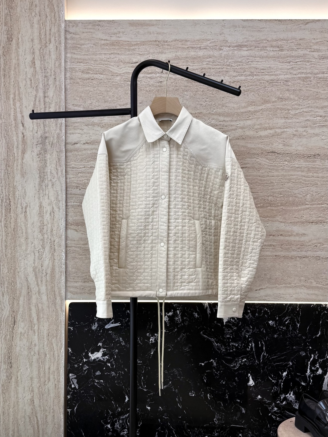 NO:454184,QGL024# new cotton coat mon masked lapel diamond lattice long-sleeved cotton coat blue beige 1/2/3 size, Moncler, jackets & coats, alexander wang19860909QGL024#新款棉衣 mon 蒙口 翻领 菱形格 长袖棉外套 蓝色 米色 1/2/3码,,Moncler,jackets & coats,alexander wang,Women's clothing