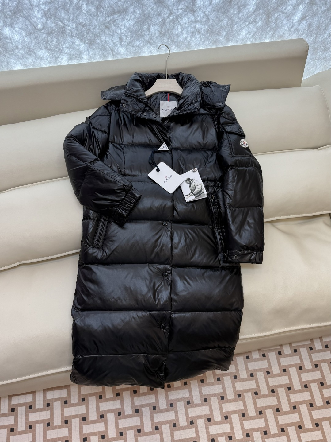 NO:458293,TZ31# Mon masked top version, long loose 90 down jacket, black size 0-1-2, Moncler, down jacket, alexander wang19860909TZ31#  Mon 蒙口顶级版本 长款宽松90 羽绒服 黑色0-1-2码,,Moncler,down jacket,alexander wang,Women's clothing