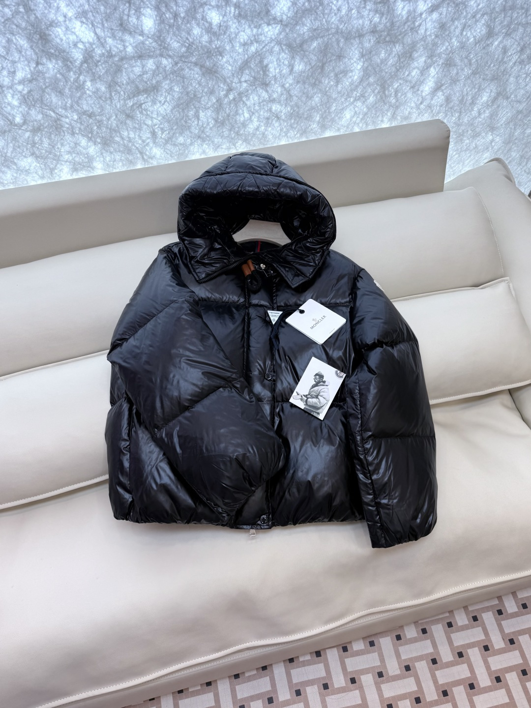 NO:458237,TZ136# Mon masked top version loose 90 white goose down jacket black 0/1/2 brown 0/1/2, Moncler, down jacket, alexander wang19860909TZ136# Mon 蒙口 顶级版 宽松 90白鹅绒 羽绒服 黑色0/1/2 咖色0/1/2,,Moncler,down jacket,alexander wang,Women's clothing