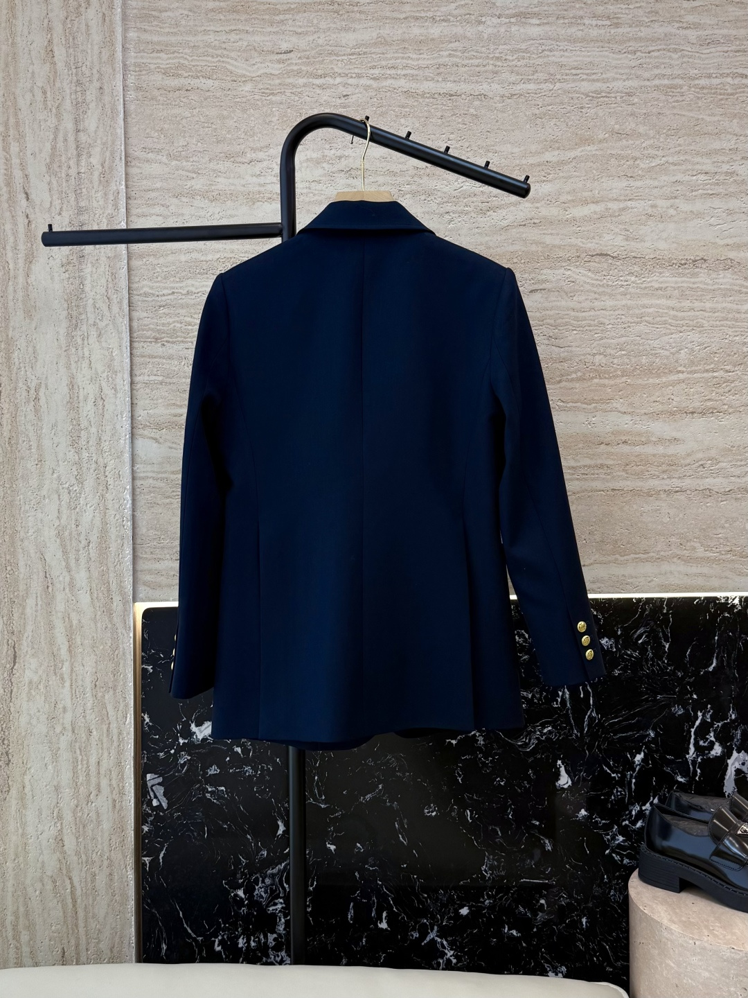 XZ0125#新款外套🌾RL拉夫劳伦 30%羊毛 字母刺绣 长袖西装外套 白色 蓝色 SMLXL