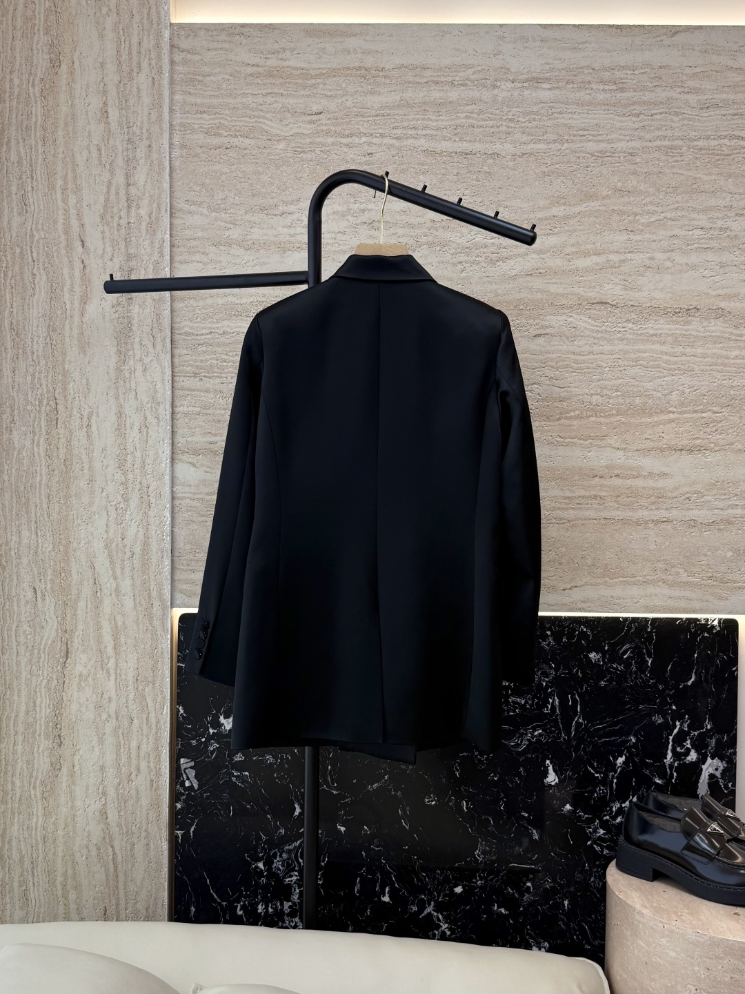 XZ0121#外套新款🌾YSL 顶级原版 经典 双排扣 100% 醋酸 定制款西装外套 黑色 白色 SM