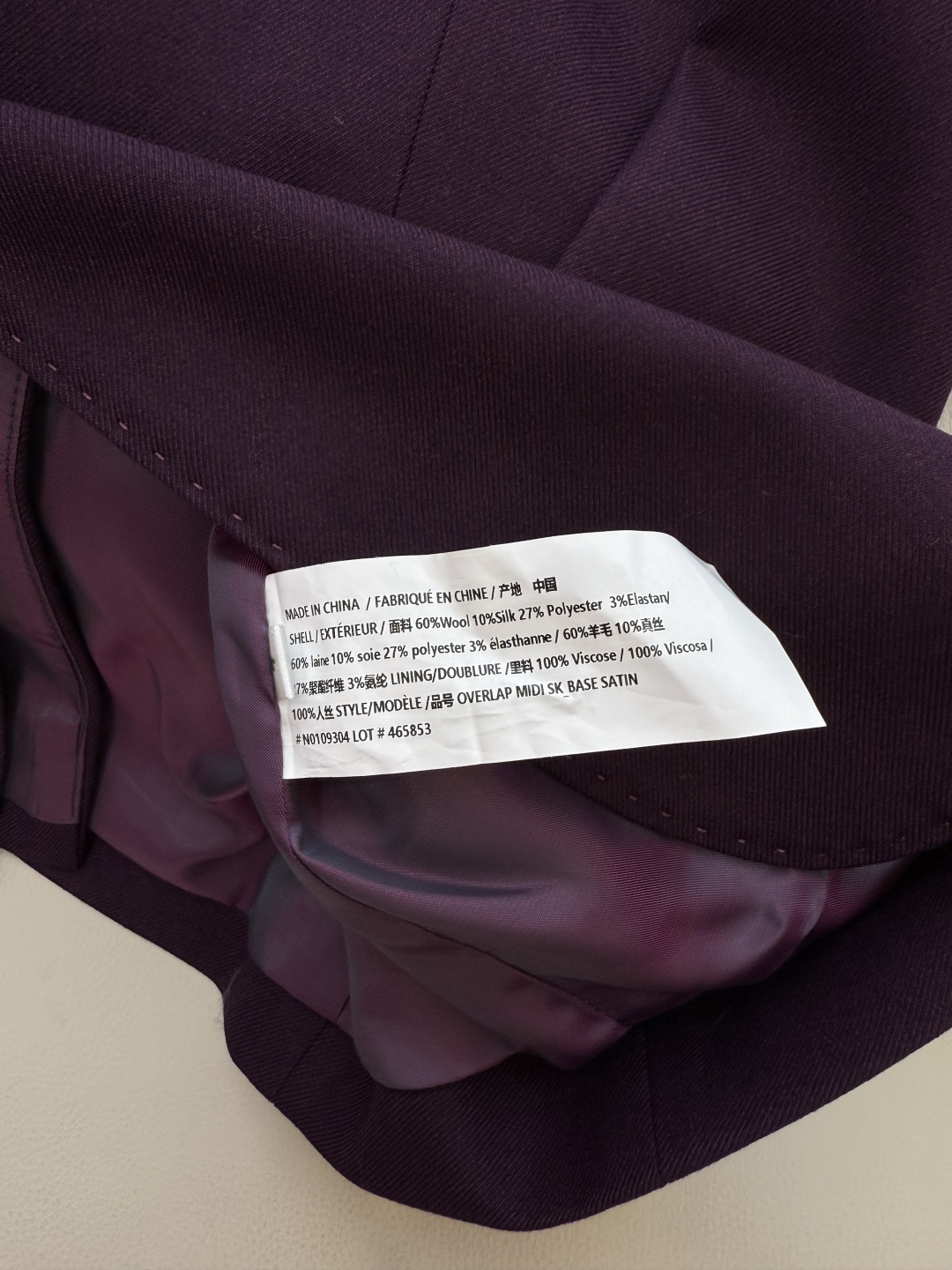 TF078#新款套装。THeory 60% 羊毛 双排扣 长袖西装外套 ➕长裤 套装 蓝色 紫色 2/4