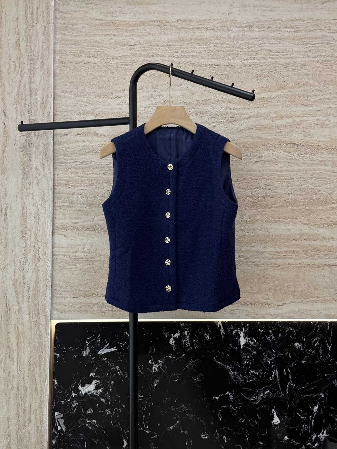 NO:470896,DQ7896# new vest LP Marcel wool vest blue 36-42,,loro piano,alexander wang19860909DQ7896#新款马甲 LP Marcel 羊毛马甲 蓝色 36-42,,loro piana,alexander wang,Women's clothing