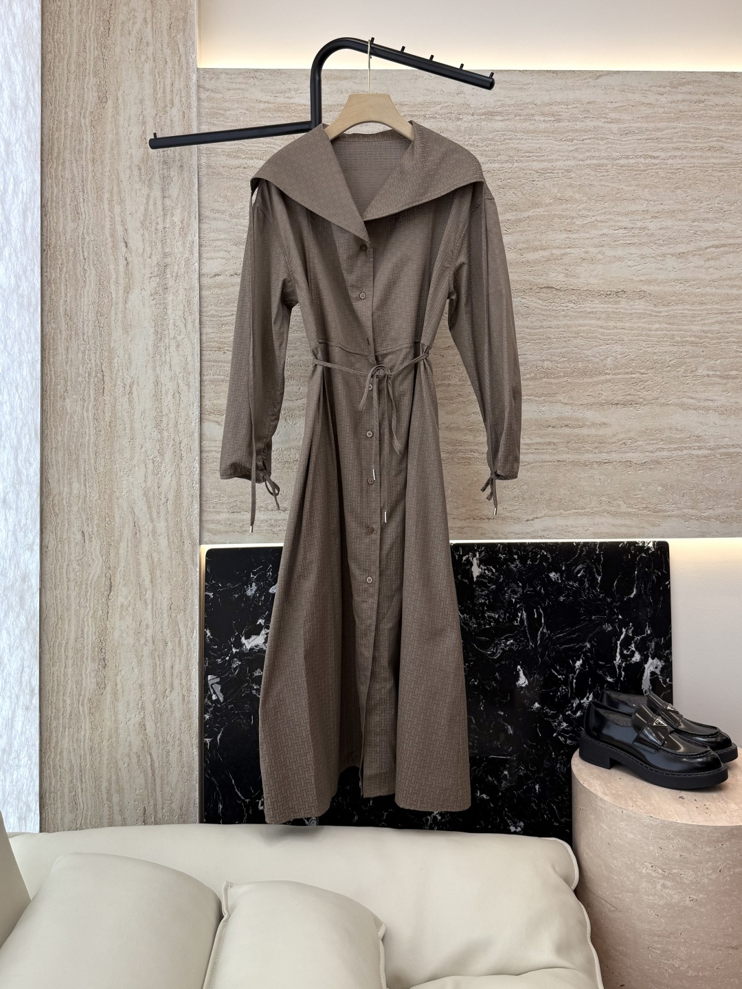 NO:466056,QGL025# new dress P Hermes H home Hermes H letter dark pattern long-sleeved dress black oatmeal color SML, hermes, hermes, skirts, alexander wang19860909QGL025#新款连衣裙P Hermes H家 爱马仕 H字母暗纹 长袖连衣裙 黑色 燕麦咖色 SML,,hermes,hermes,skirts,alexander wang,Women's clothing