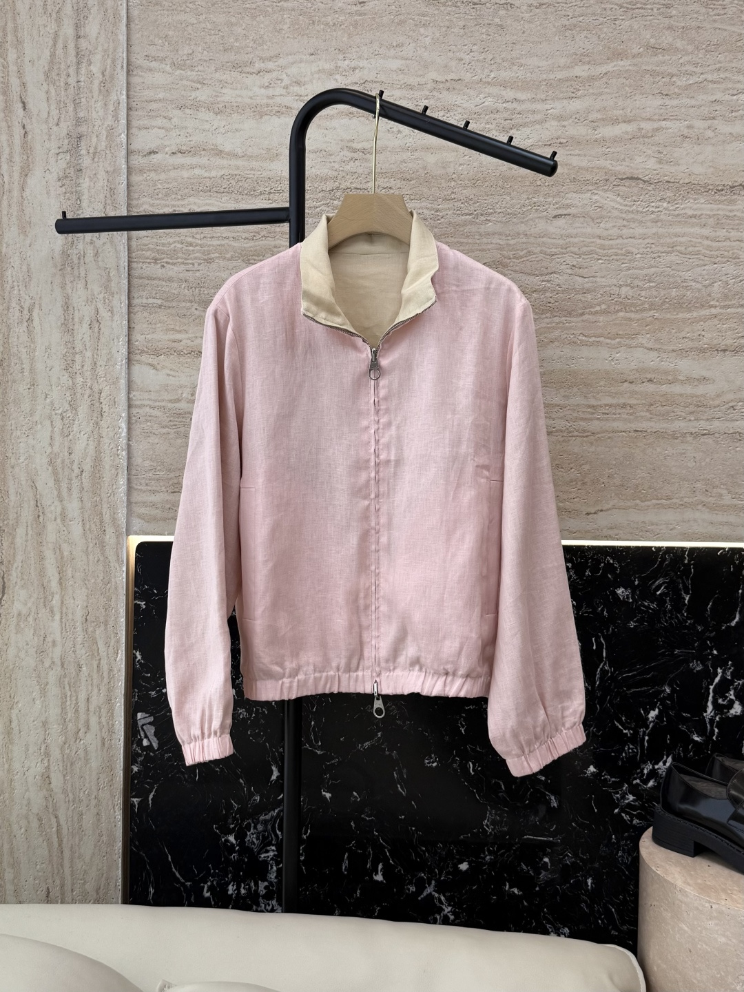 NO:470926,DQ7528 Linen #New Jacket LP Top Product Line Two-sided Bonber Boat Jacket Two Colors 38/40/42,,loro piano, jackets & coats,jackets & coats,alexander wang19860909DQ7528亚麻 #新款外套 LP 顶级货 亚麻 两面穿 Bonber 飞行夹克外套 两色 38/40/42,,loro piana,jackets & coats,jackets & coats,alexander wang,Women's clothing