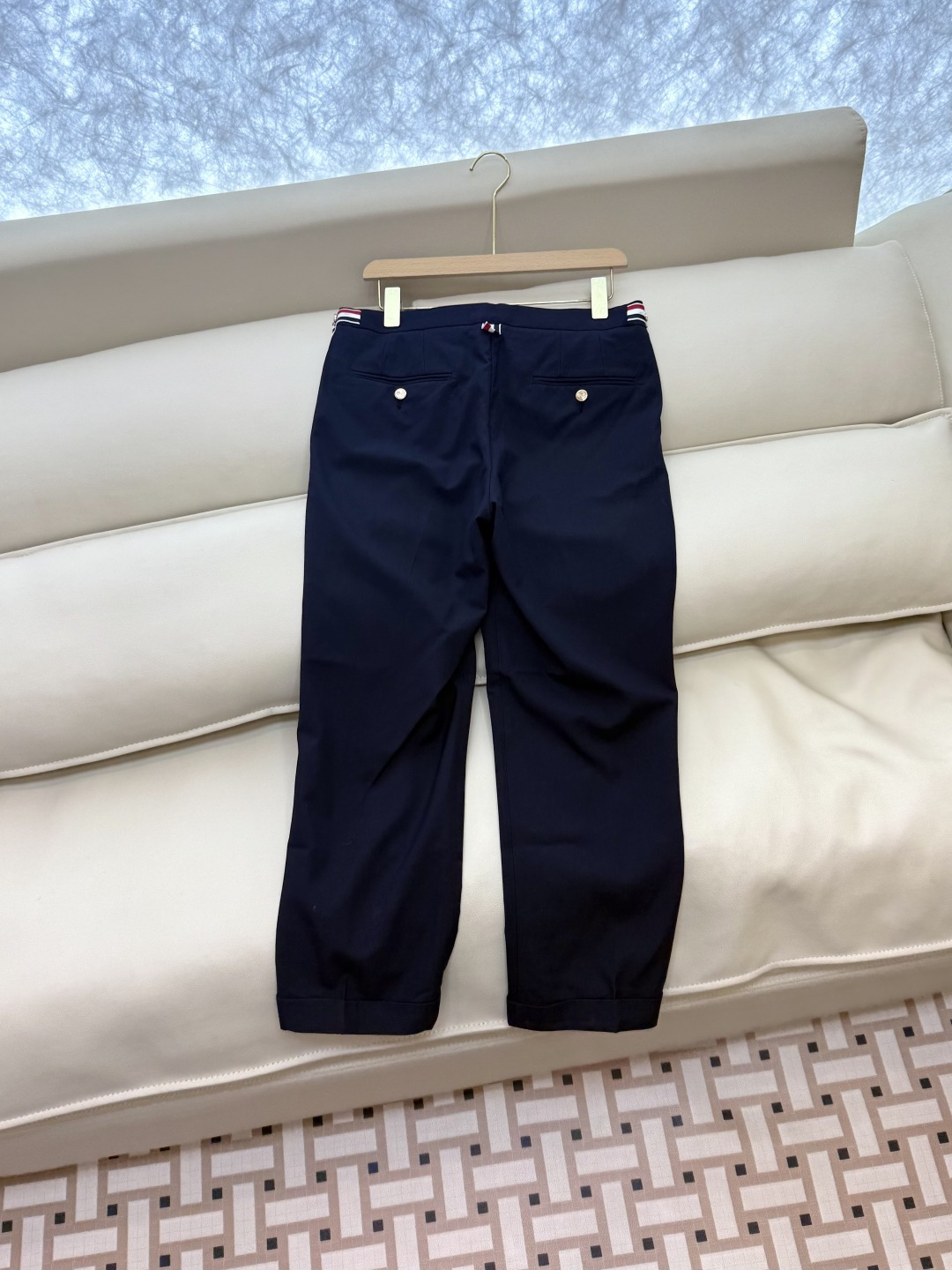 KTB6019#新款裤子⚠️。
TB 顶级货 100%羊毛 西装长裤 藏青色 0-1-2-3-4码