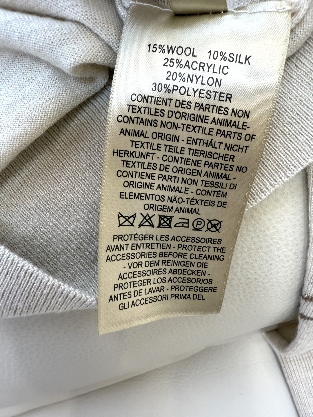 H32570#新款毛衣💕H爱马仕 15% 羊毛 绣花卡通图案 长袖毛衣 黑色 米色SMLXL