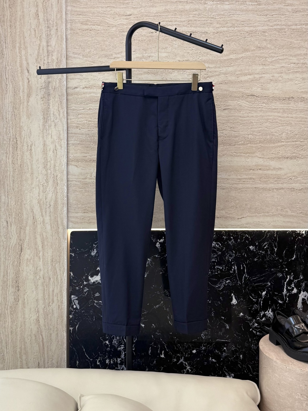 NO:474031,KTB6019# new style pants TB top-quality wool suit trousers Navy blue 0-1-2-3-4 size, business suit, alexander wang19860909KTB6019#新款裤子 TB 顶级货 羊毛 西装长裤 藏青色 0-1-2-3-4码,,business suit,alexander wang,Women's clothing