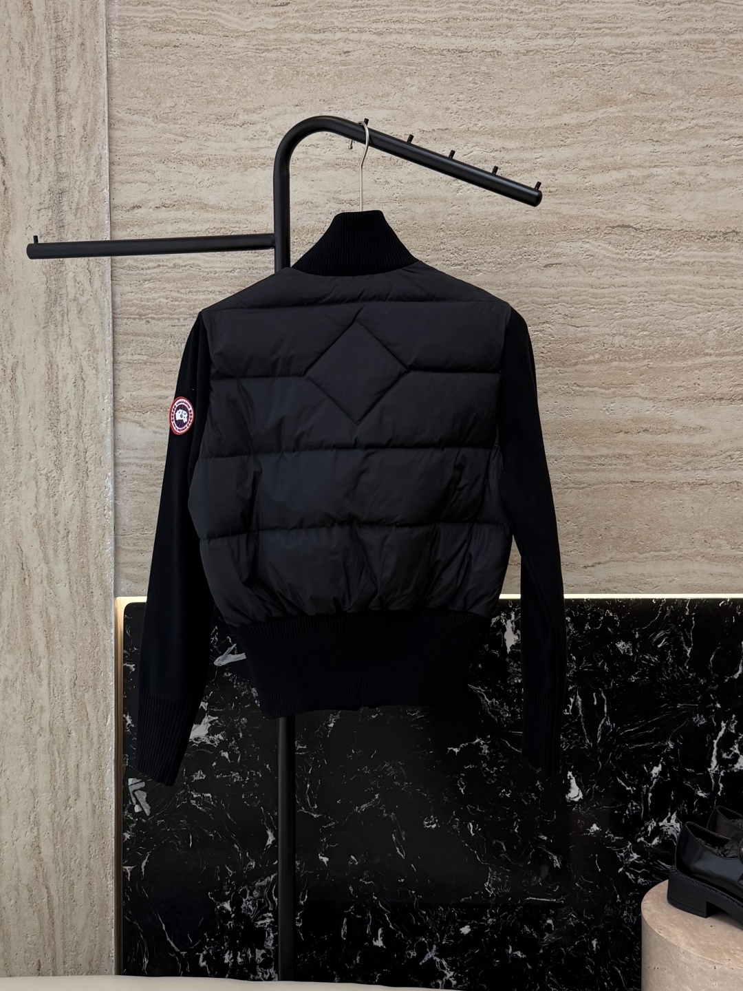M2525#新款羽绒服⚠️💕Canada Goose 加拿大鹅 顶级版 90%白鸭绒 绵羊毛针织袖 拼接