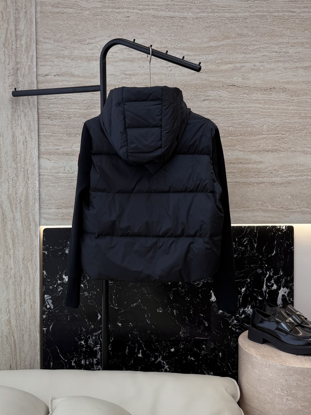M2526#新款羽绒服⚠️💕Canada Goose 加拿大鹅 顶级版 90%白鸭绒 绵羊毛针织袖 拼接