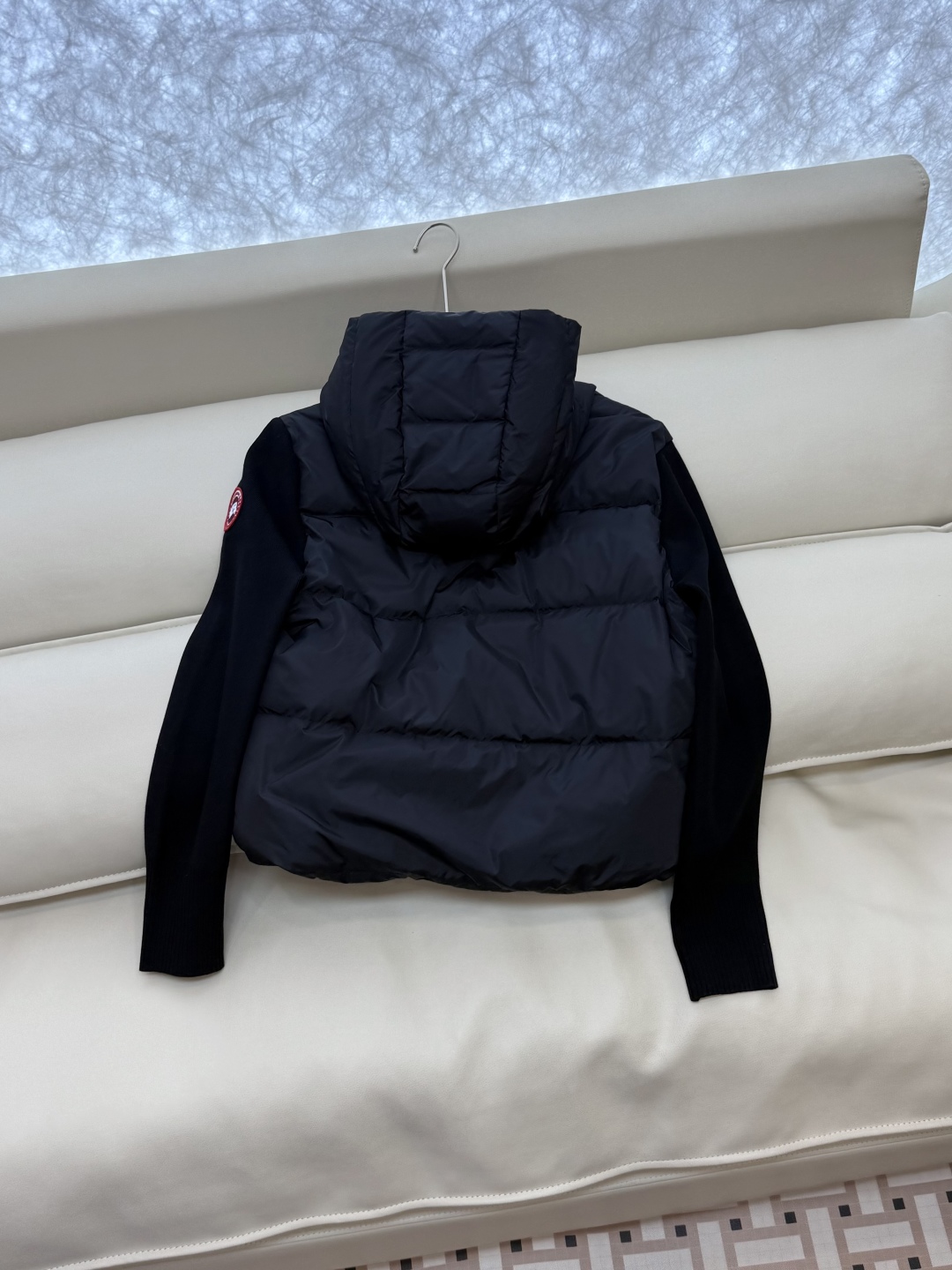 M2526#新款羽绒服⚠️💕Canada Goose 加拿大鹅 顶级版 90%白鸭绒 绵羊毛针织袖 拼接