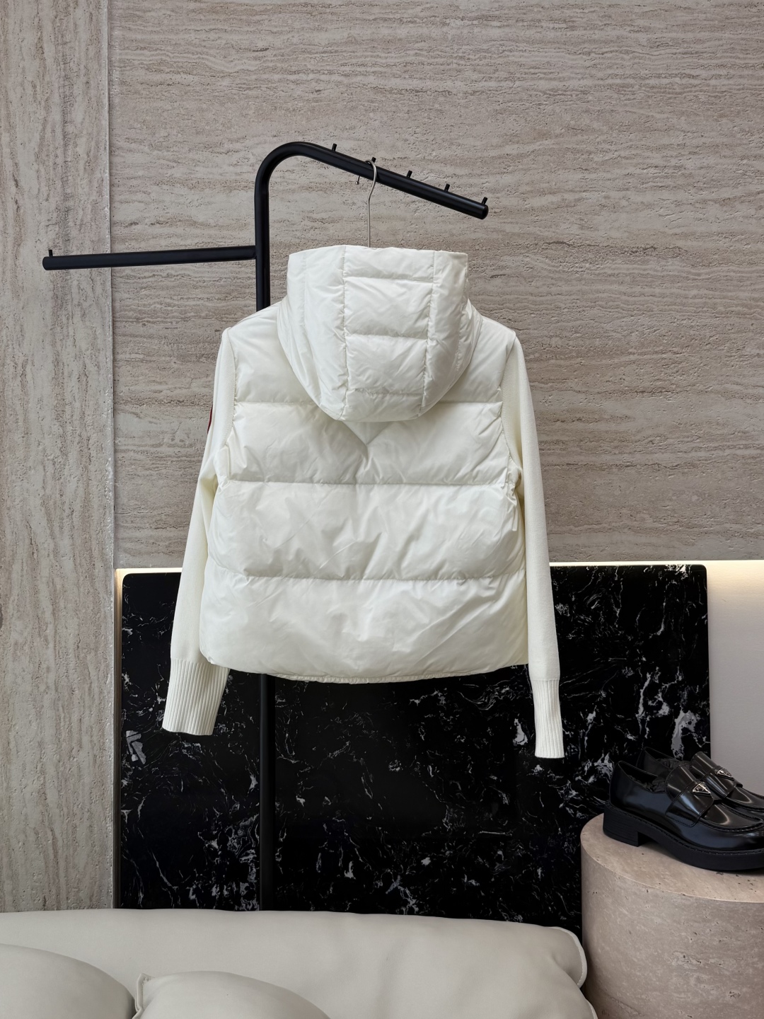 M2526#新款羽绒服⚠️💕Canada Goose 加拿大鹅 顶级版 90%白鸭绒 绵羊毛针织袖 拼接
