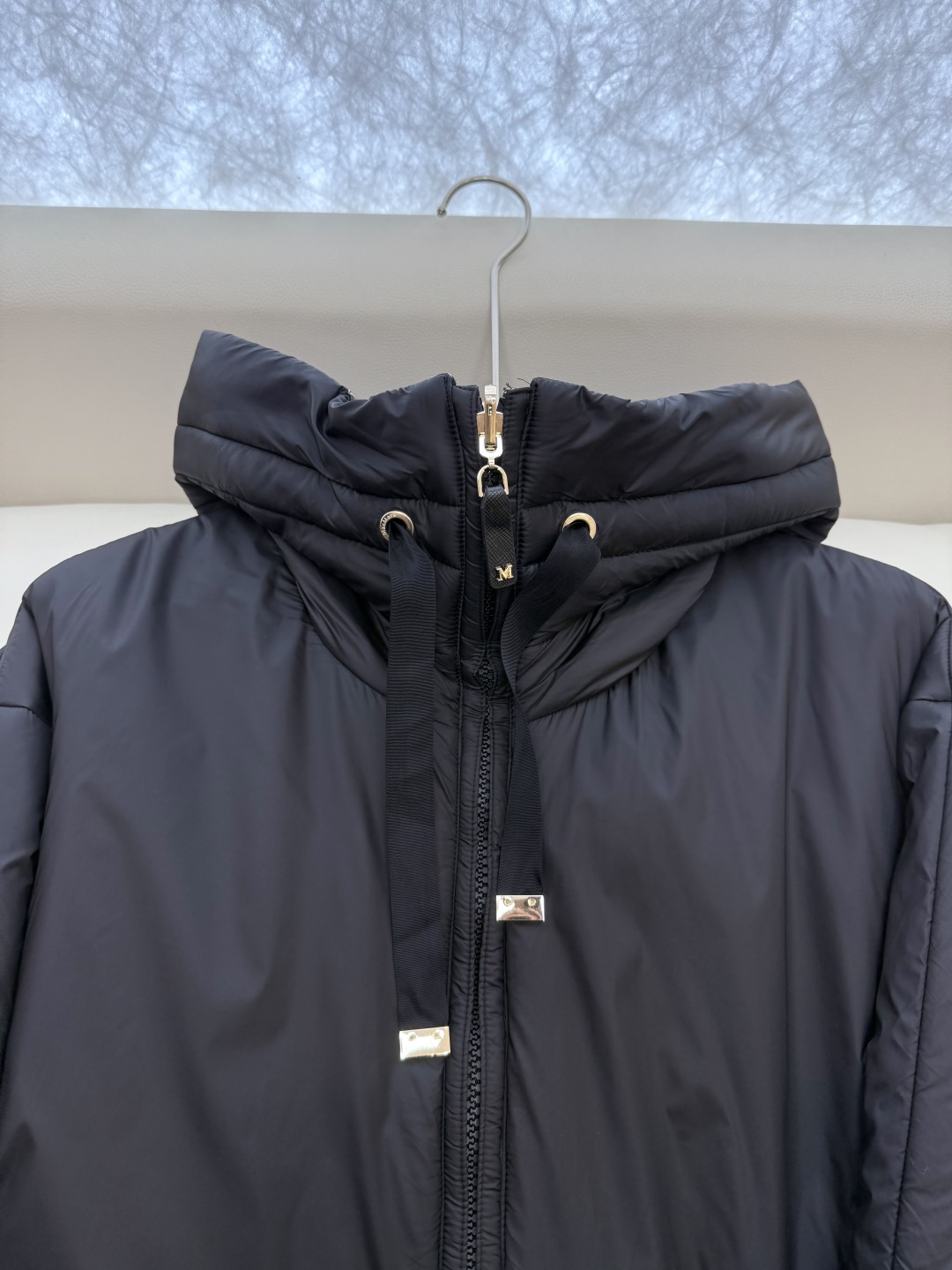 M692#新款驼绒服⚠️💕Max拉链款 48% 骆驼绒 4%桑蚕丝 进口面料 骆驼绒棉服 中长款 两面穿