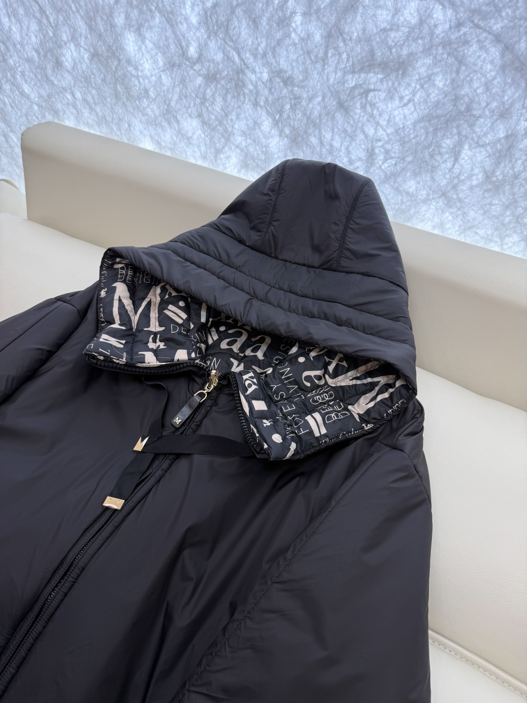 M692#新款驼绒服⚠️💕Max拉链款 48% 骆驼绒 4%桑蚕丝 进口面料 骆驼绒棉服 中长款 两面穿