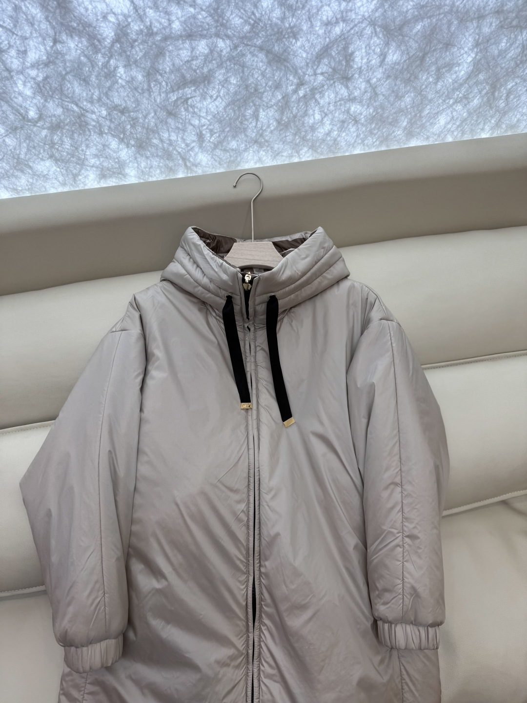 M692#新款驼绒服⚠️💕Max拉链款 48% 骆驼绒 4%桑蚕丝 进口面料 骆驼绒棉服 中长款 两面穿