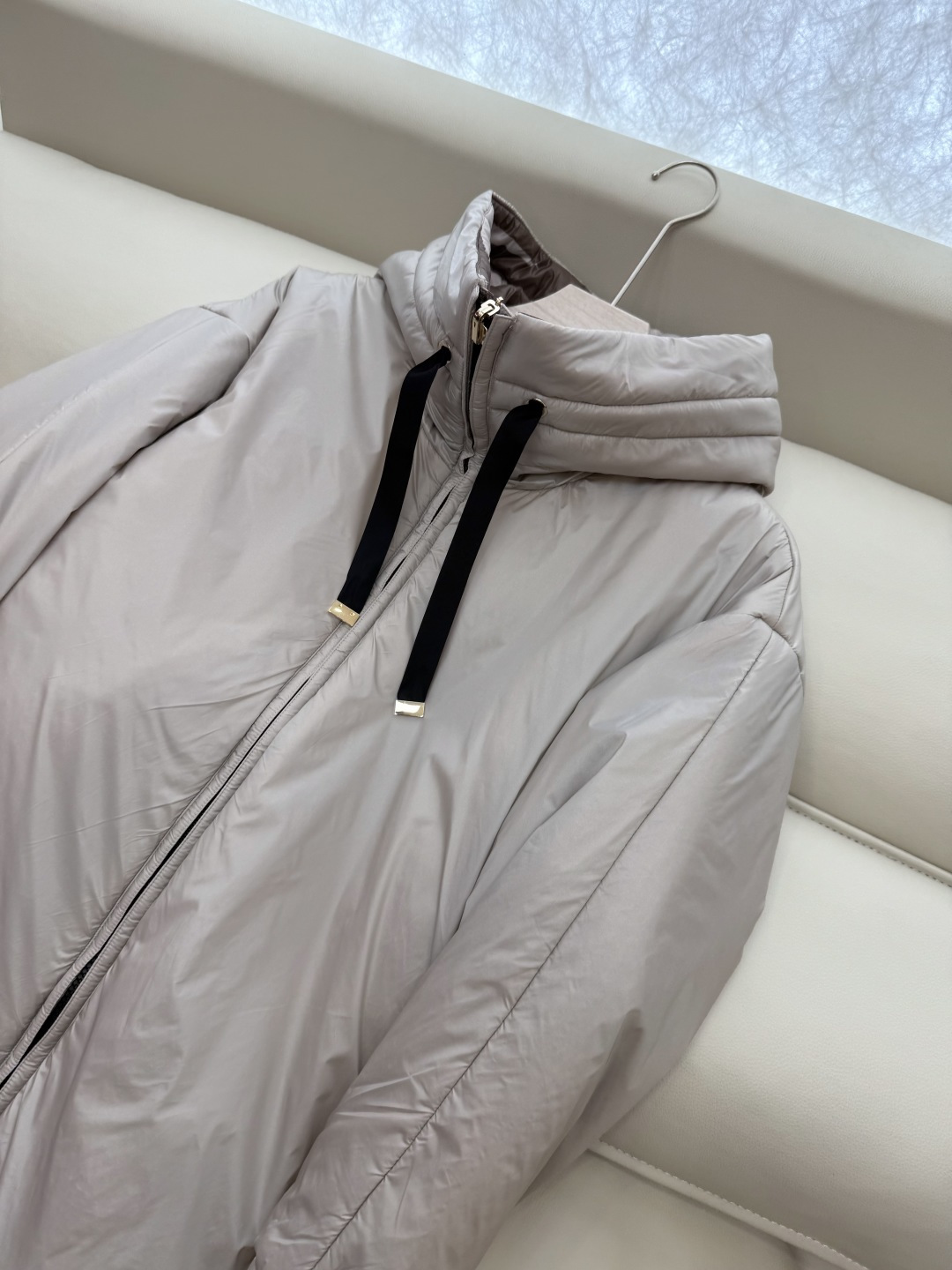 M692#新款驼绒服⚠️💕Max拉链款 48% 骆驼绒 4%桑蚕丝 进口面料 骆驼绒棉服 中长款 两面穿