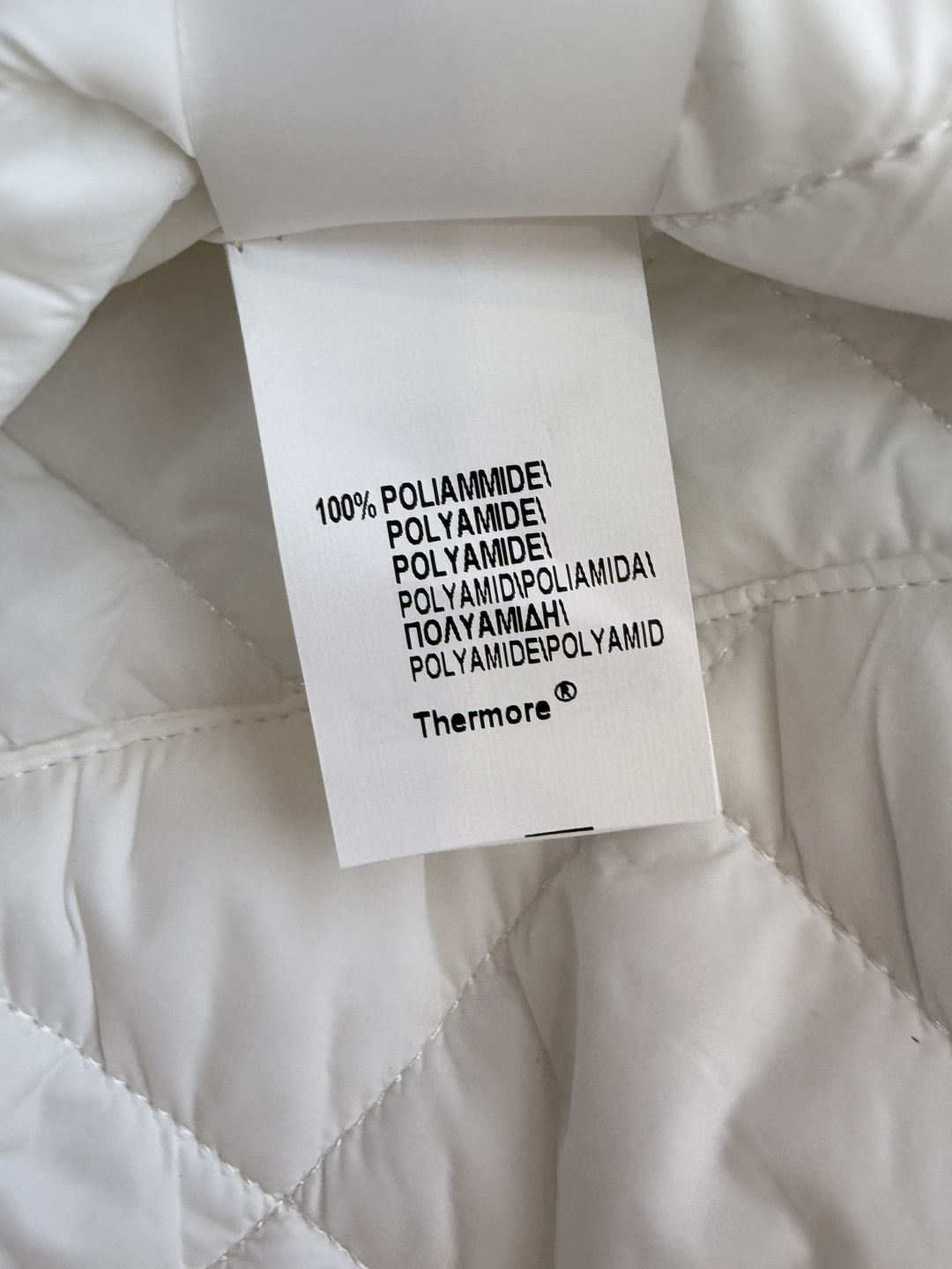 QGL029#新款马甲⚠️💕BC 菱形格 链条装饰 带帽 棉马甲背心 白色 杏色 咖色 SML