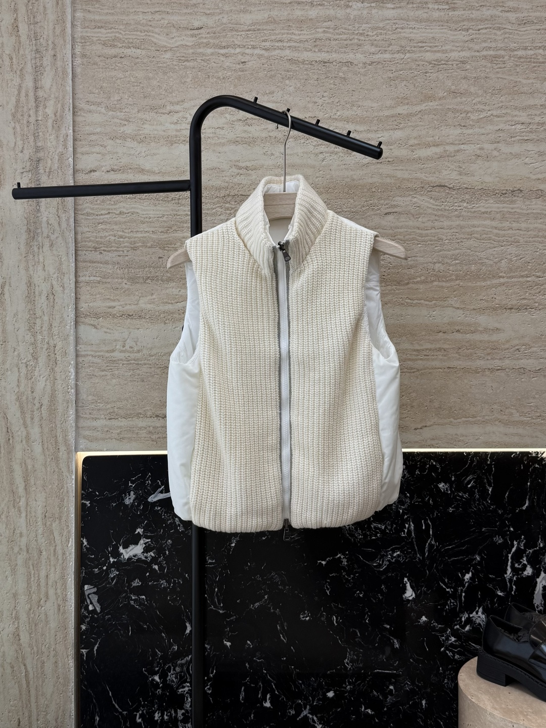 NO:506080,317# new vest, BC two-sided cashmere spliced ​​knitted cotton vest vest white gray SML, alexander wang19860909317#新款马甲 BC两面穿 羊绒 拼接针织 棉马甲背心 白色 灰色 SML,,alexander wang,Women's clothing