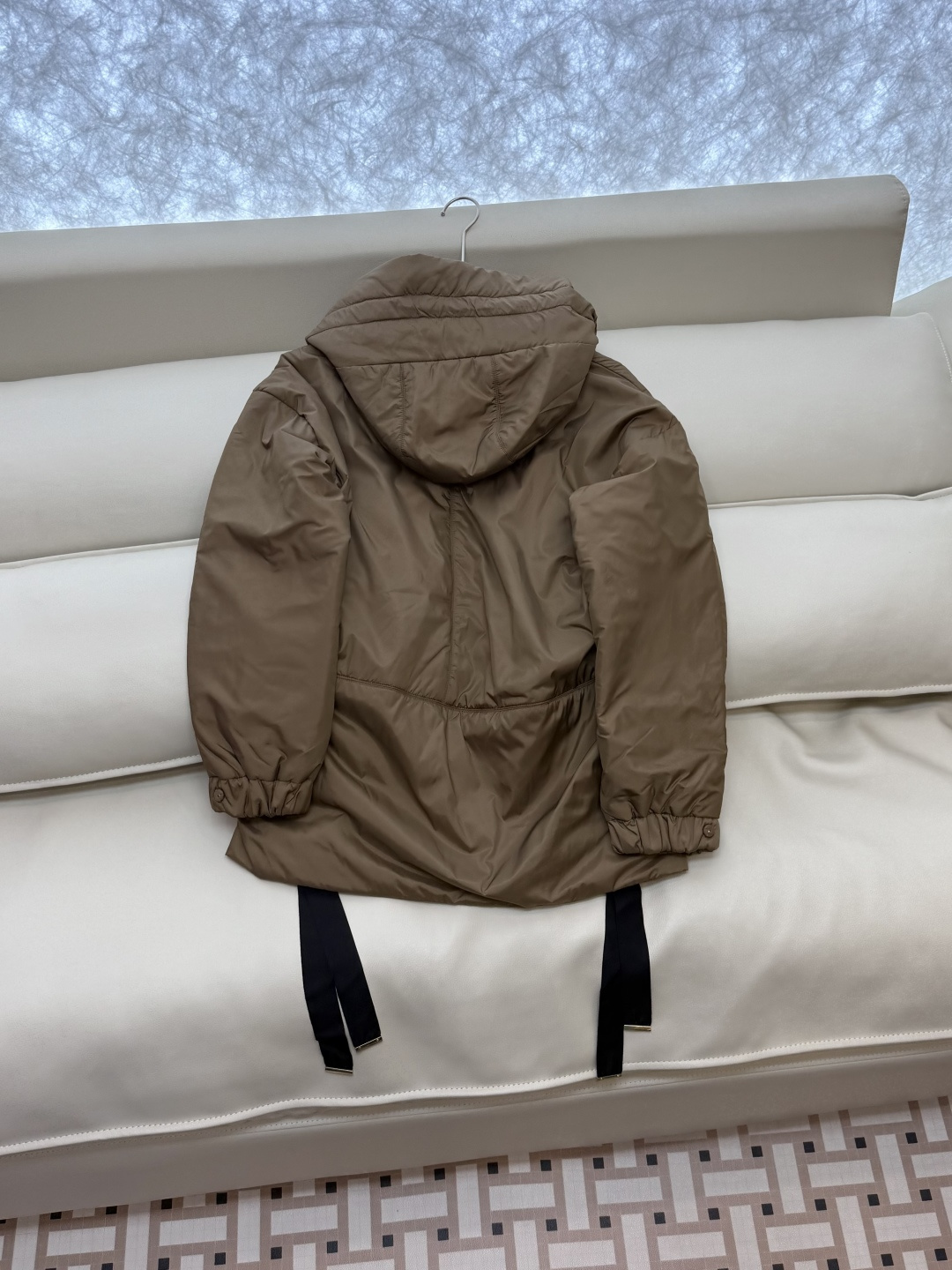 29316#新款驼绒服⚠️💕max mara 专柜款 宽松 骆驼绒 拉链款外套 咖色 蓝色 S M L