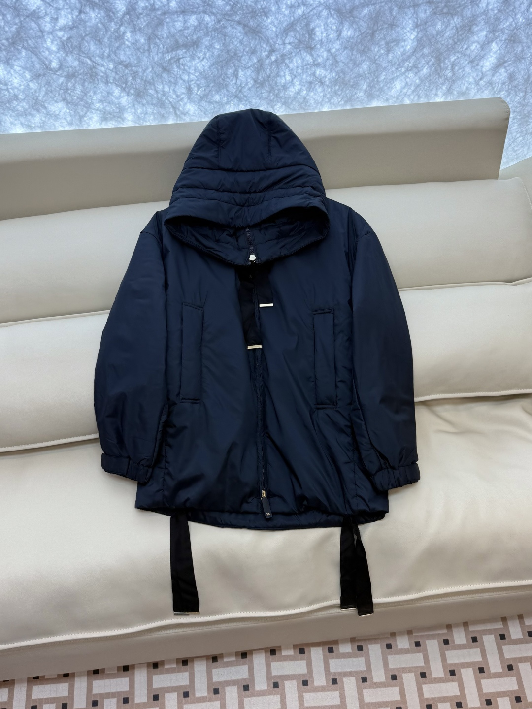 29316#新款驼绒服⚠️💕max mara 专柜款 宽松 骆驼绒 拉链款外套 咖色 蓝色 S M L