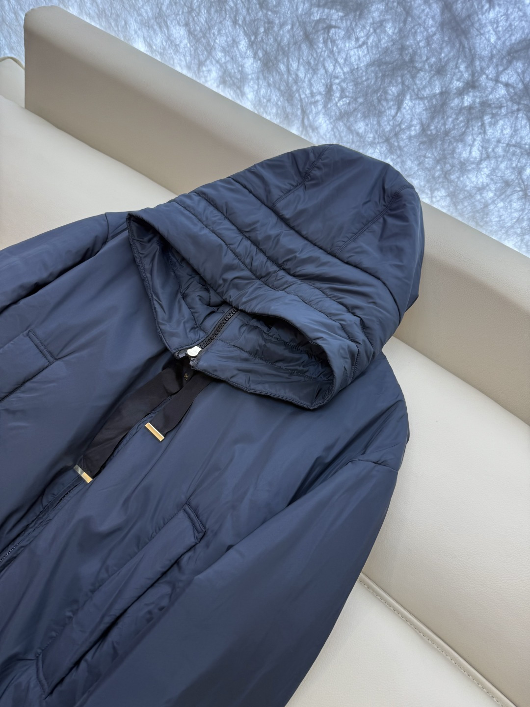 29316#新款驼绒服⚠️💕max mara 专柜款 宽松 骆驼绒 拉链款外套 咖色 蓝色 S M L