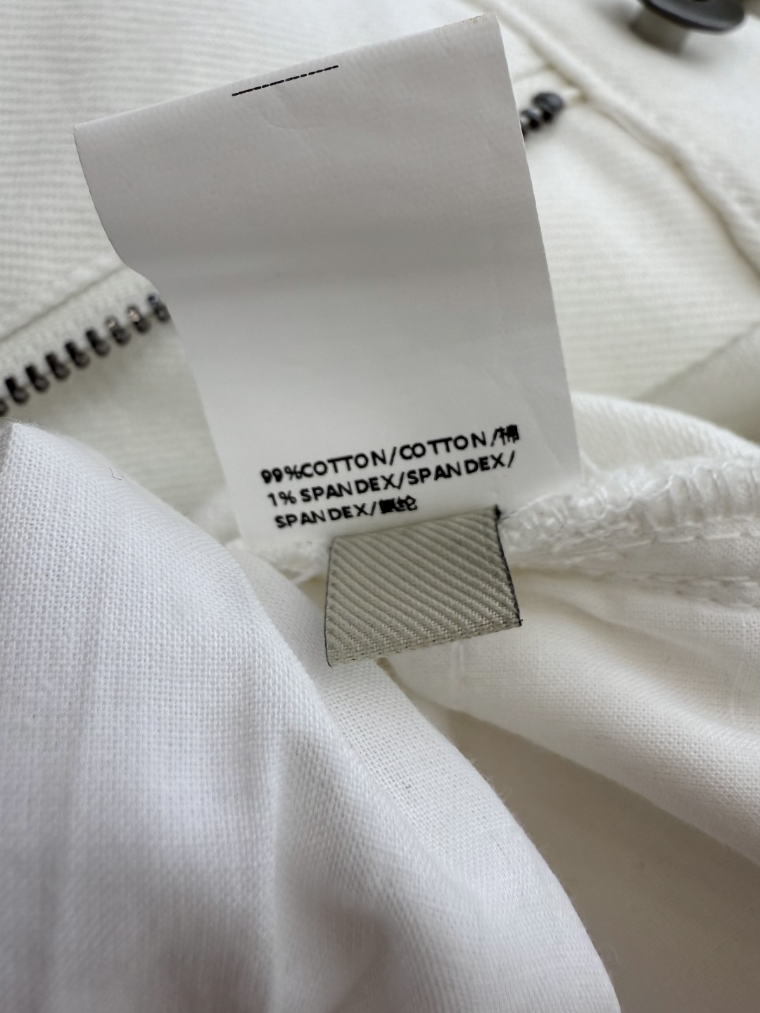 LZ25073#新款裤子💕BC 工装 对版 牛仔棉 显瘦 裤子 白色 SML