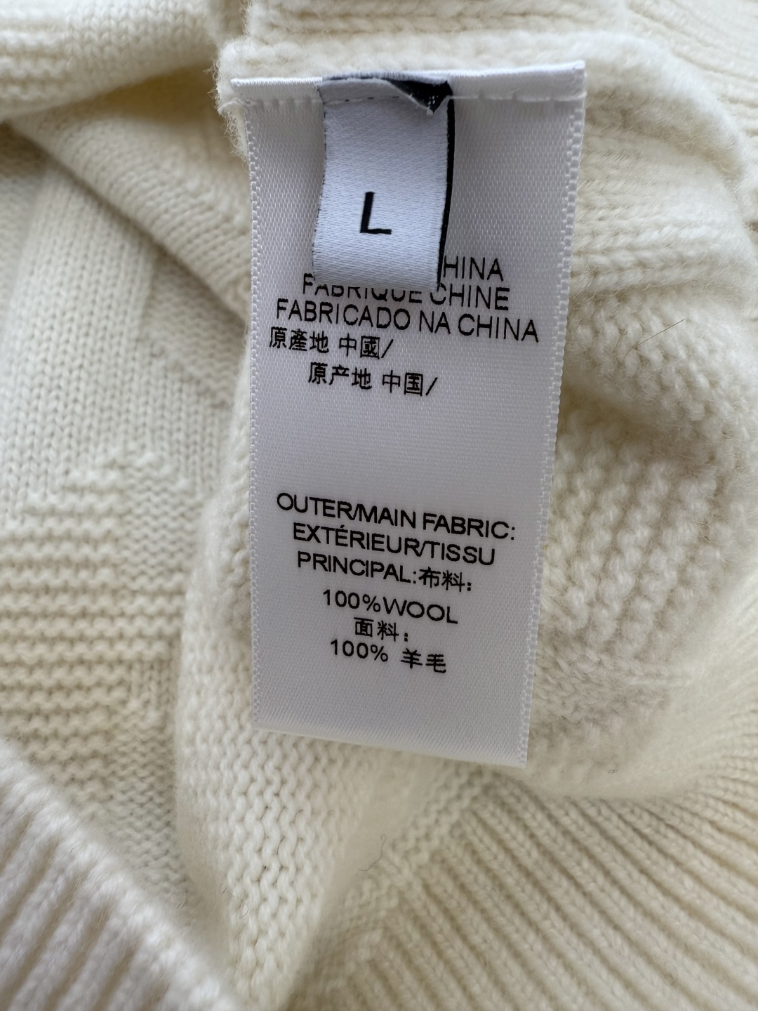 H32577#新款羊毛针织💕H家 爱马仕 100% 羊毛 开衫外套 羊毛针织衫 蓝色 白色 咖色 S-X