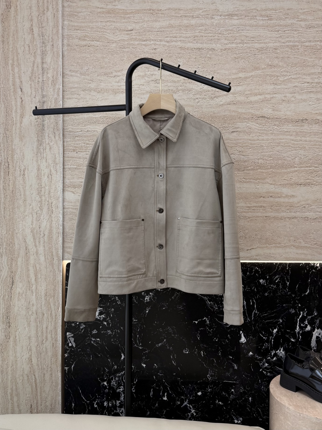 NO:544655,LZ25076# new jacket BC suede single-breasted mocha gray jacket SML,,jackets & coats,chamois leather,alexander wang19860909LZ25076#新款外套 BC 麂皮绒 单排扣 摩卡灰 外套 SML,,jackets & coats,chamois leather,alexander wang,Women's clothing