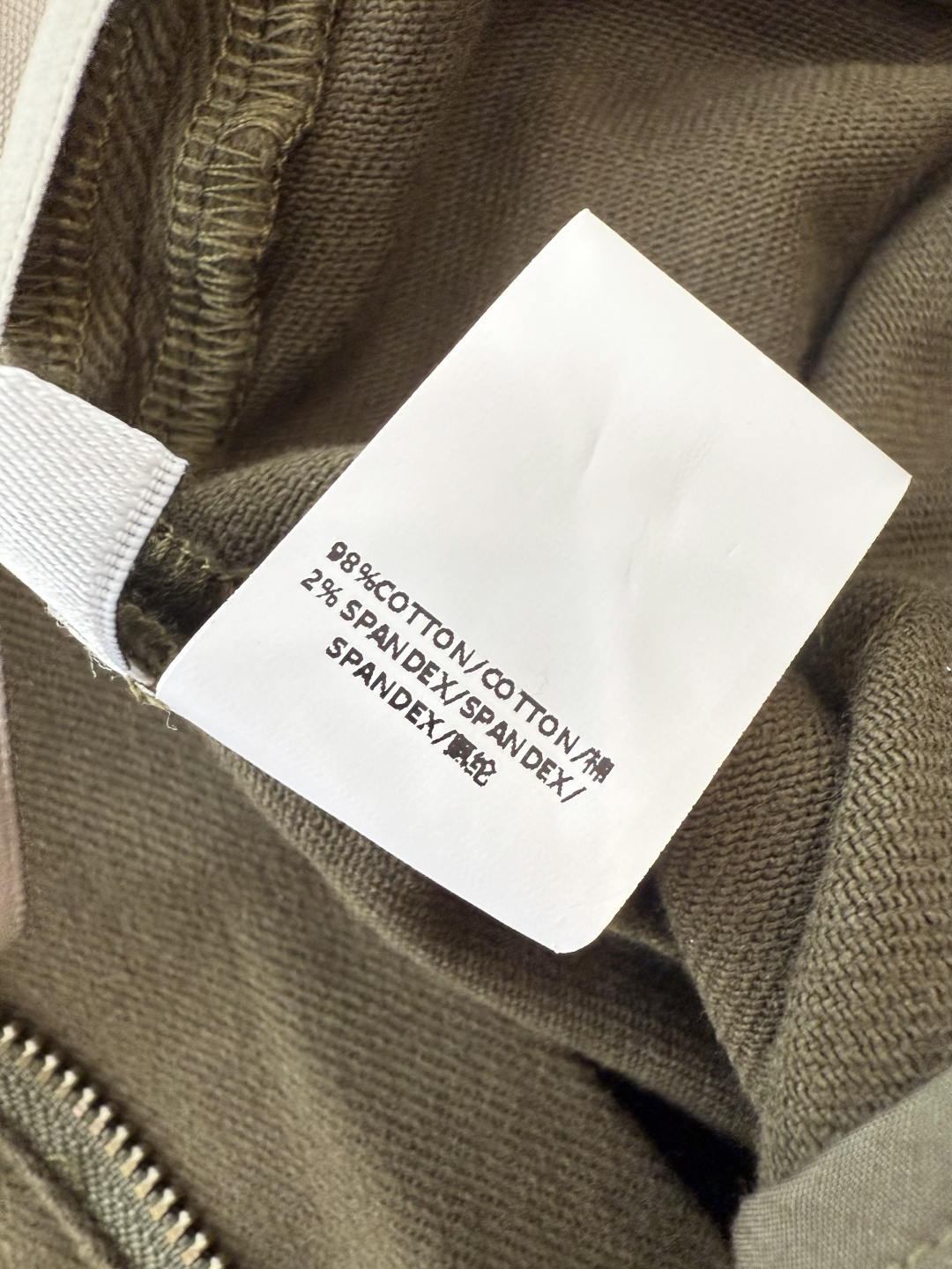 LZ25077#新款裤子🌾BC 工装 对版 秋冬款 裤子 军绿色 白色 SML