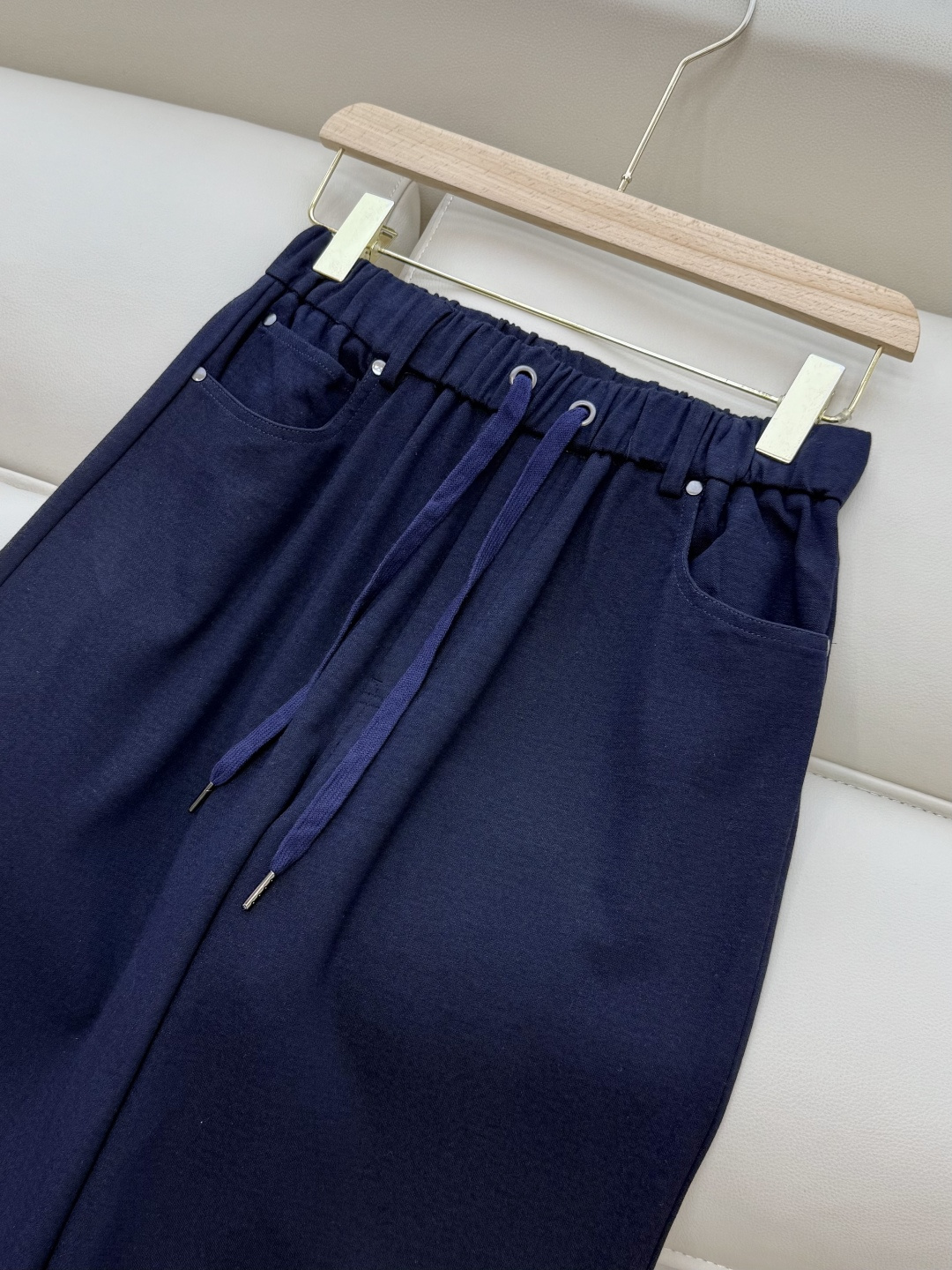 LZ25090#新款套装💕BC 竹纤维羊毛外套➕长裤 套装 灰色 藏青色 SML