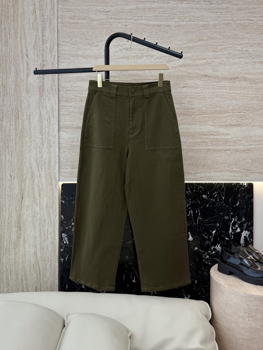 NO:544661,LZ25077# new pants P BC workwear pair version autumn and winter pants military green white SML, alexander wang19860909LZ25077#新款裤子P BC 工装 对版 秋冬款 裤子 军绿色 白色 SML,,alexander wang,Women's clothing