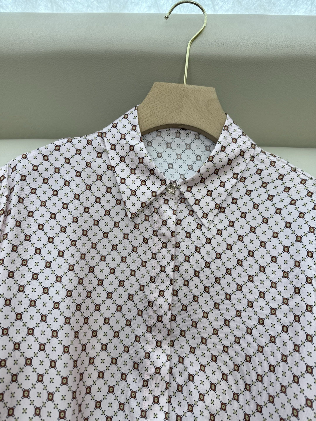 BS998#新款连衣裙💕Max mara 几何图形 配腰带 100% 斜纹真丝印花 连衣裙 36/38/