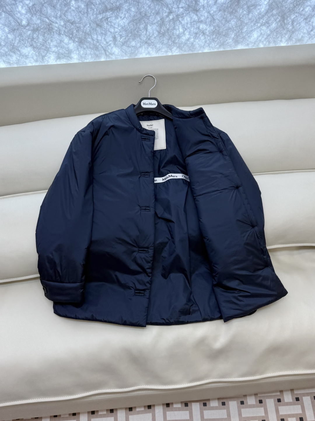MX700#新款驼绒服⚠️🌾 Max 顶级版 48% 骆驼绒 4%桑蚕丝 进口面料 骆驼绒棉服 藏青色  38/40/4