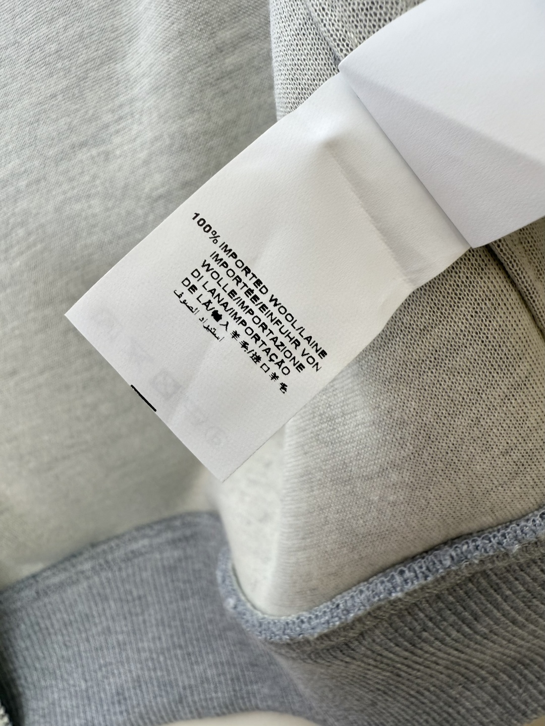 QD7929#新款外套💕BC 100% 羊毛 拉链款 羊毛外套 灰色 36-42