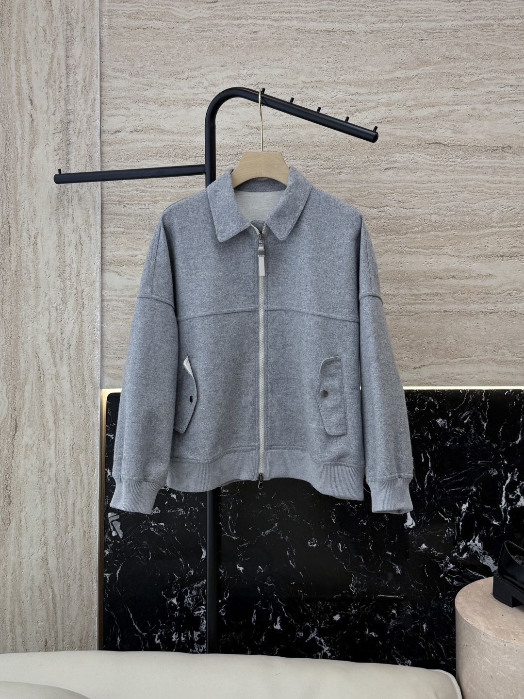 NO:568640,QD7929# New Jacket BC Wool Zipper Style Wool Jacket Gray 36-42,,jackets & coats,alexander wang19860909QD7929#新款外套 BC 羊毛 拉链款 羊毛外套 灰色 36-42,,jackets & coats,alexander wang,Women's clothing