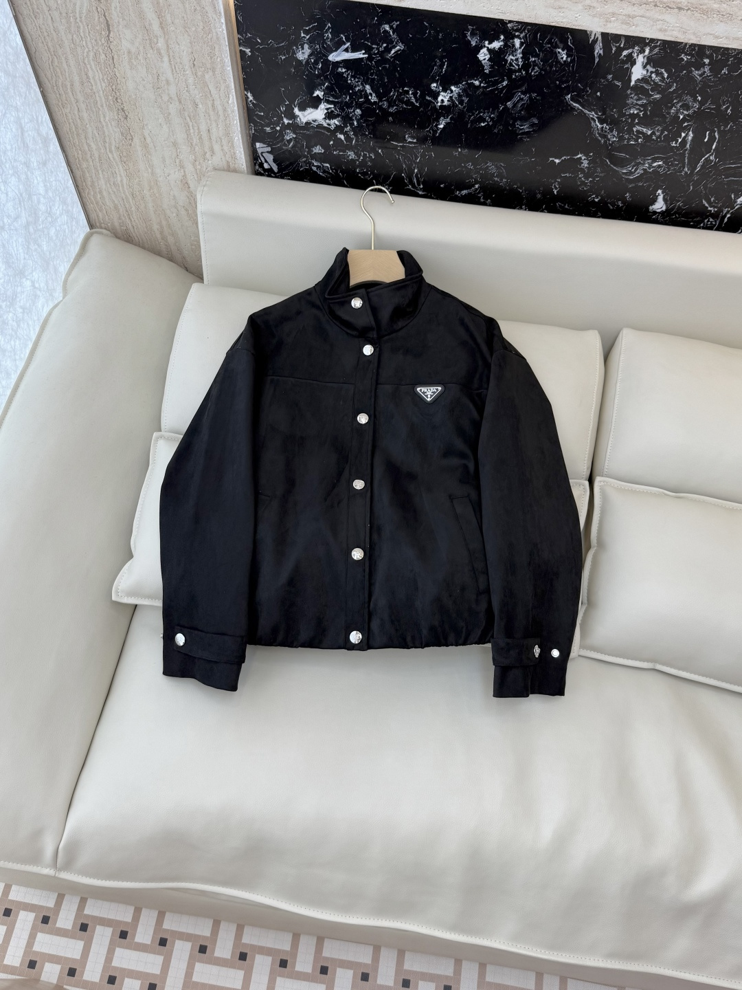 NO:590711,CX0158# New Jacket P Prada triangle logo long-sleeved jacket black apricot green SML,,prada,jackets & coats,jackets & coats,alexander wang19860909CX0158#新款外套P Prada 三角标 长袖夹克外套 黑色 杏色 绿色 SML,,prada,jackets & coats,jackets & coats,alexander wang,Women's clothing