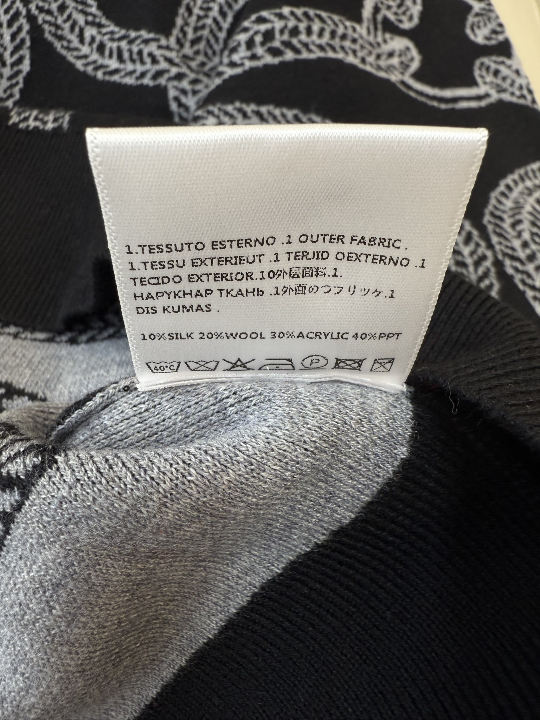 H32590#新款羊毛针织💕H家 爱马仕 20% 羊毛 开衫外套 羊毛针织衫 黑色 红色 S-XL